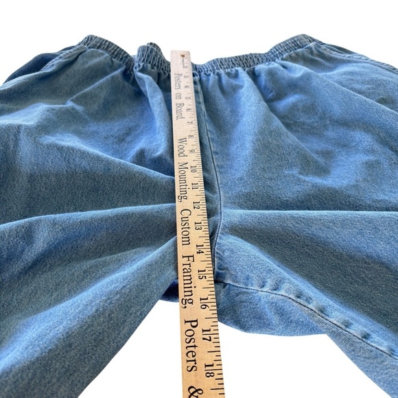 VTG Chic Capri Jeans Women's Plus Size 26W Pull On Elastic Waist Denim Pockets - Picture 8 of 11